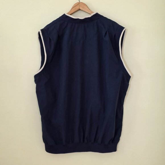 Austin Golf Mens Vest XL Navy V Neck Wind Resistant Ligthweight Tour Collection - Picture 14 of 14